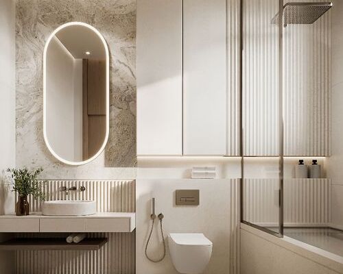 luxurious bathroom interior design