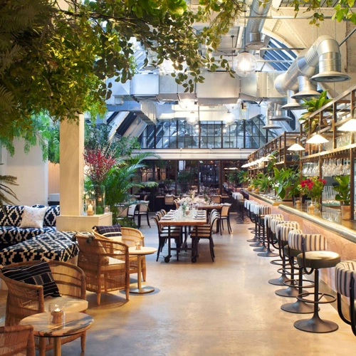 Big Area Restaurant Interior Design