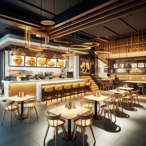 Fast Food Restaurant Interior Design