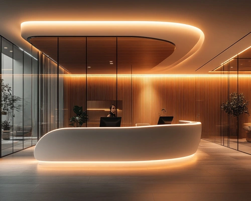 Office Reception Desk Designing
