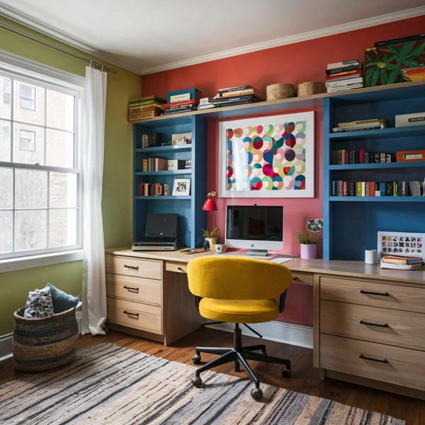 Study Room Interior Design in Bangladesh 0